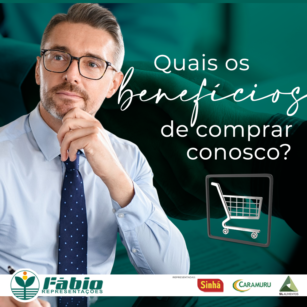 Benefícios de comprar na Rep Fabio