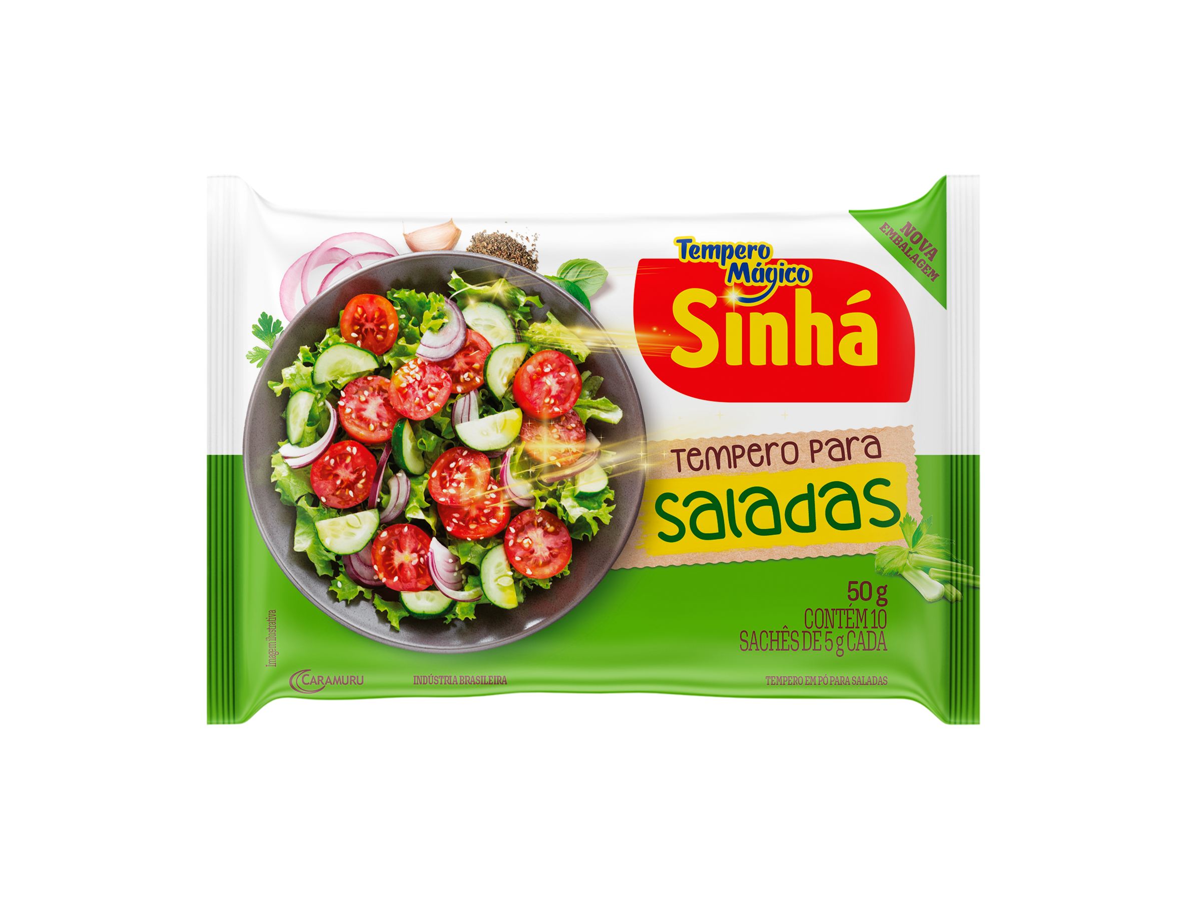 Tempero em pó Sinhá para Saladas