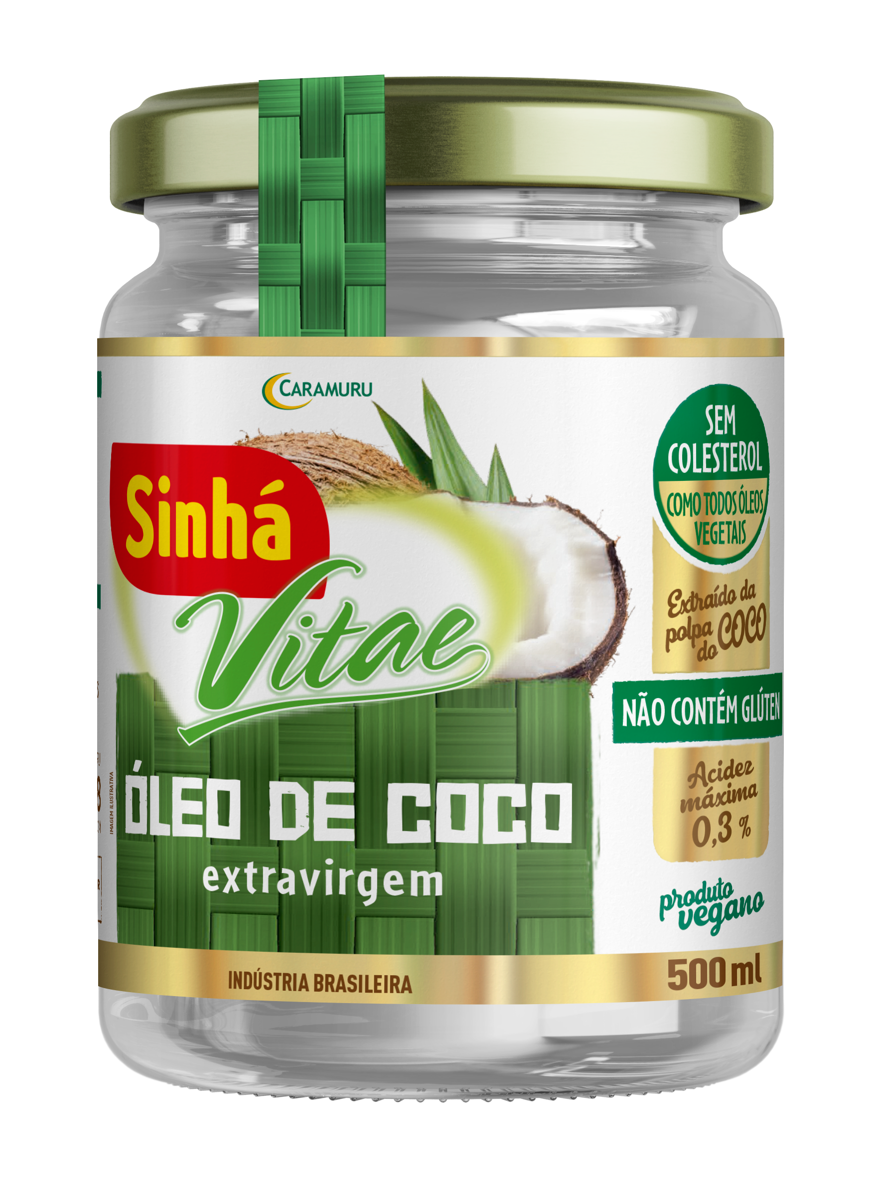 Óleo de Coco Sinhá 500ml